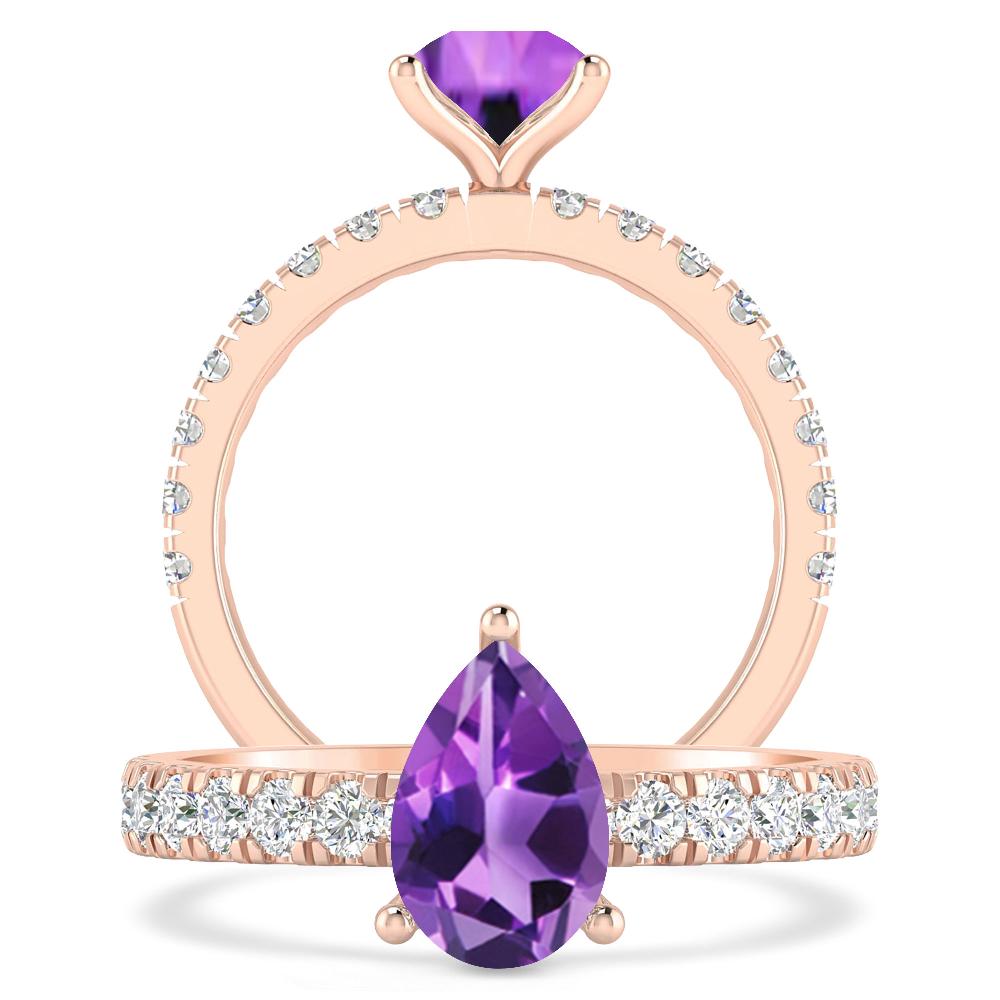 Rose Gold - Amethyst