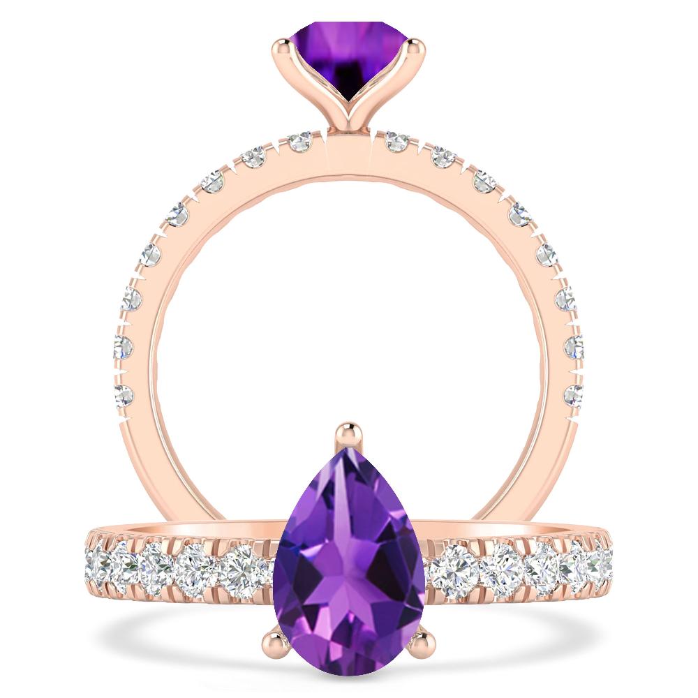 Rose Gold - Amethyst