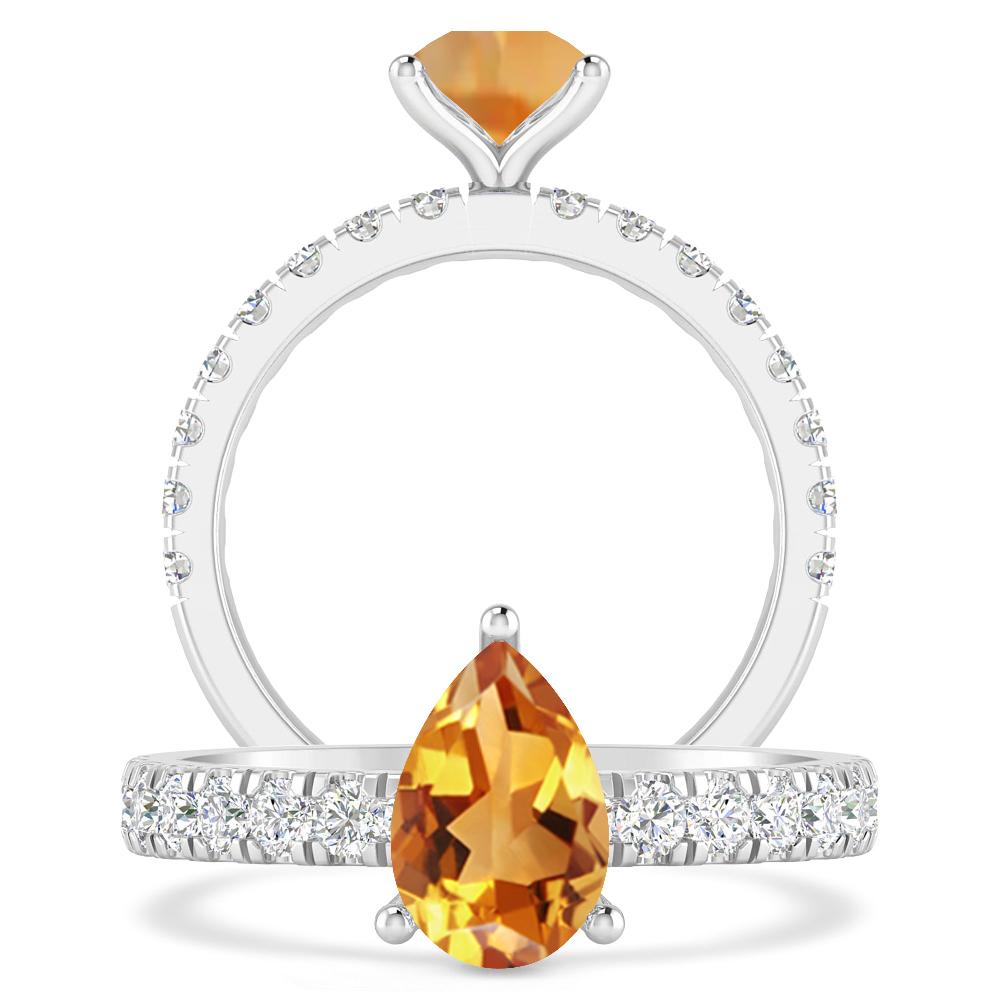 White Gold - Citrine