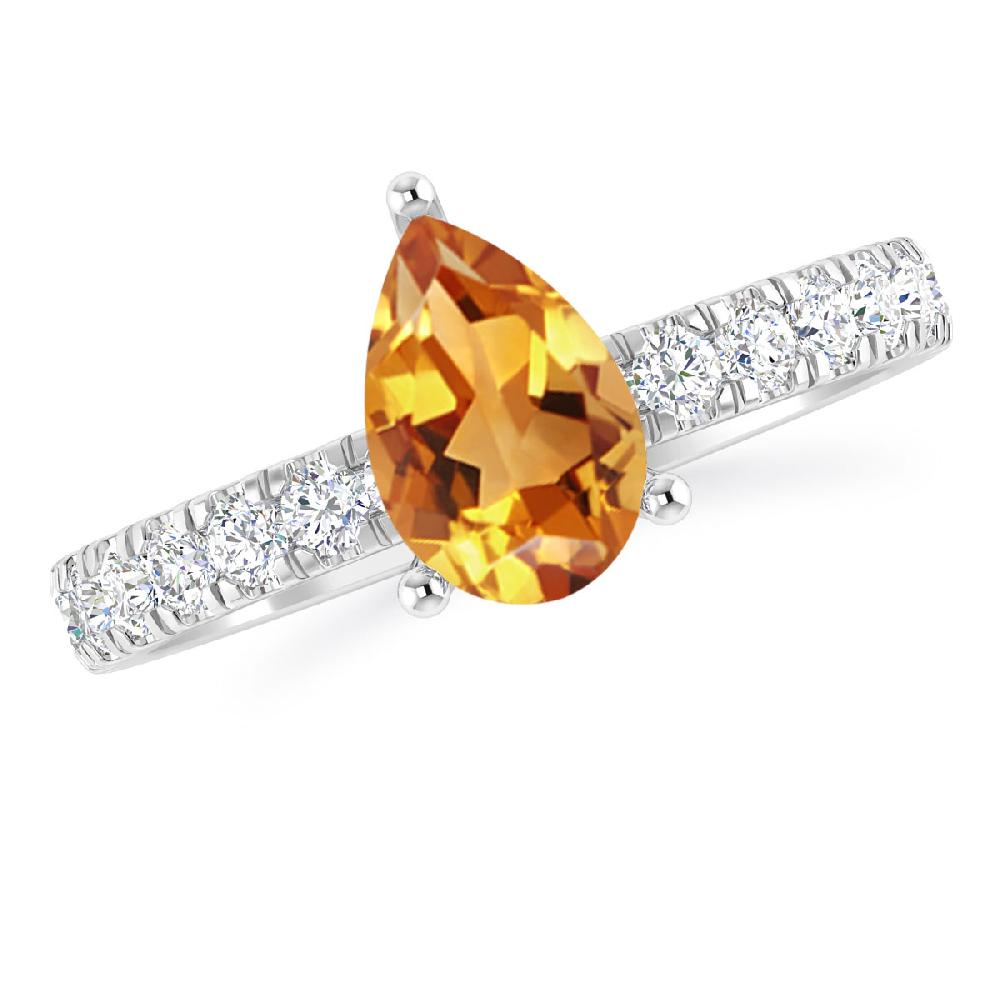 White Gold - Citrine