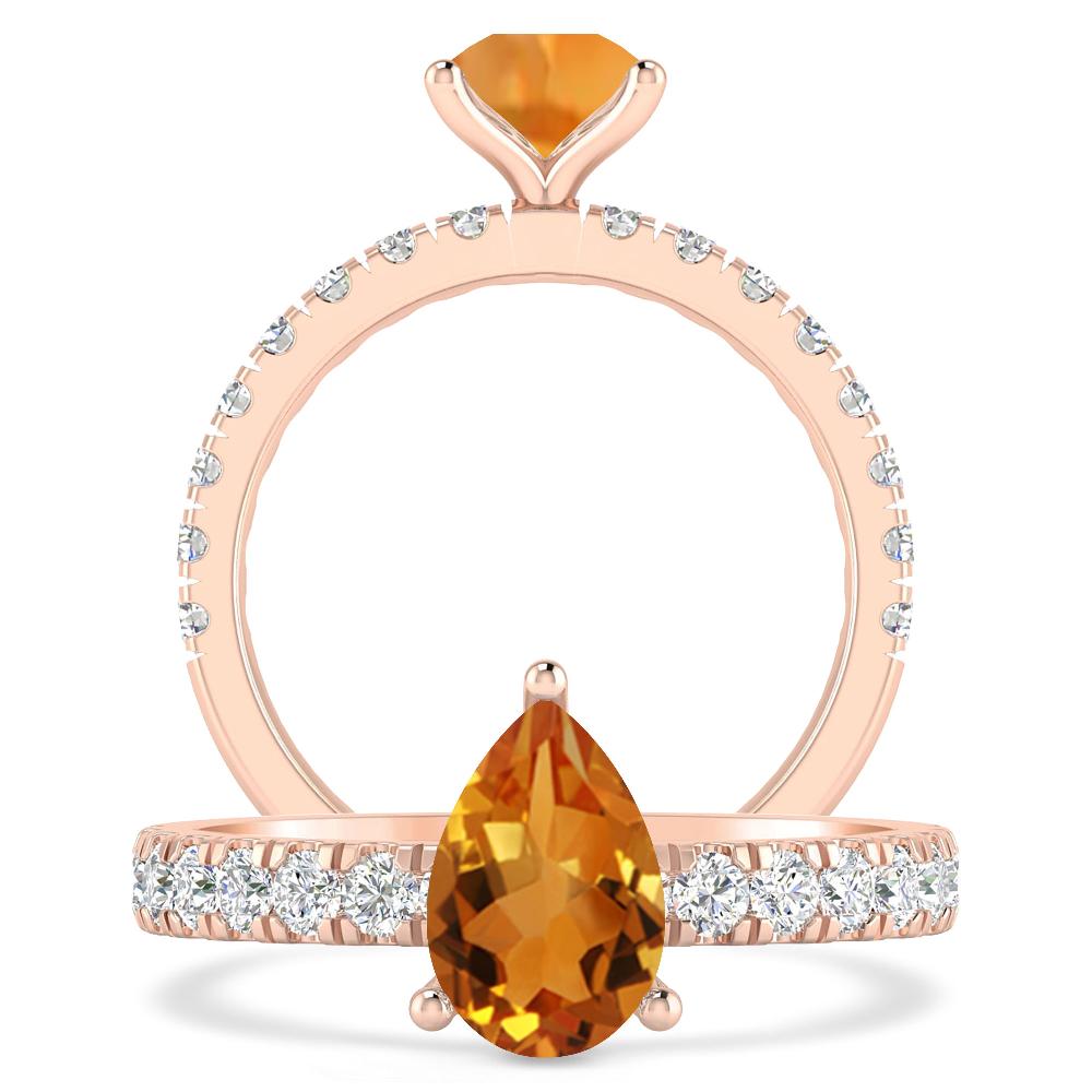 Rose Gold - Citrine