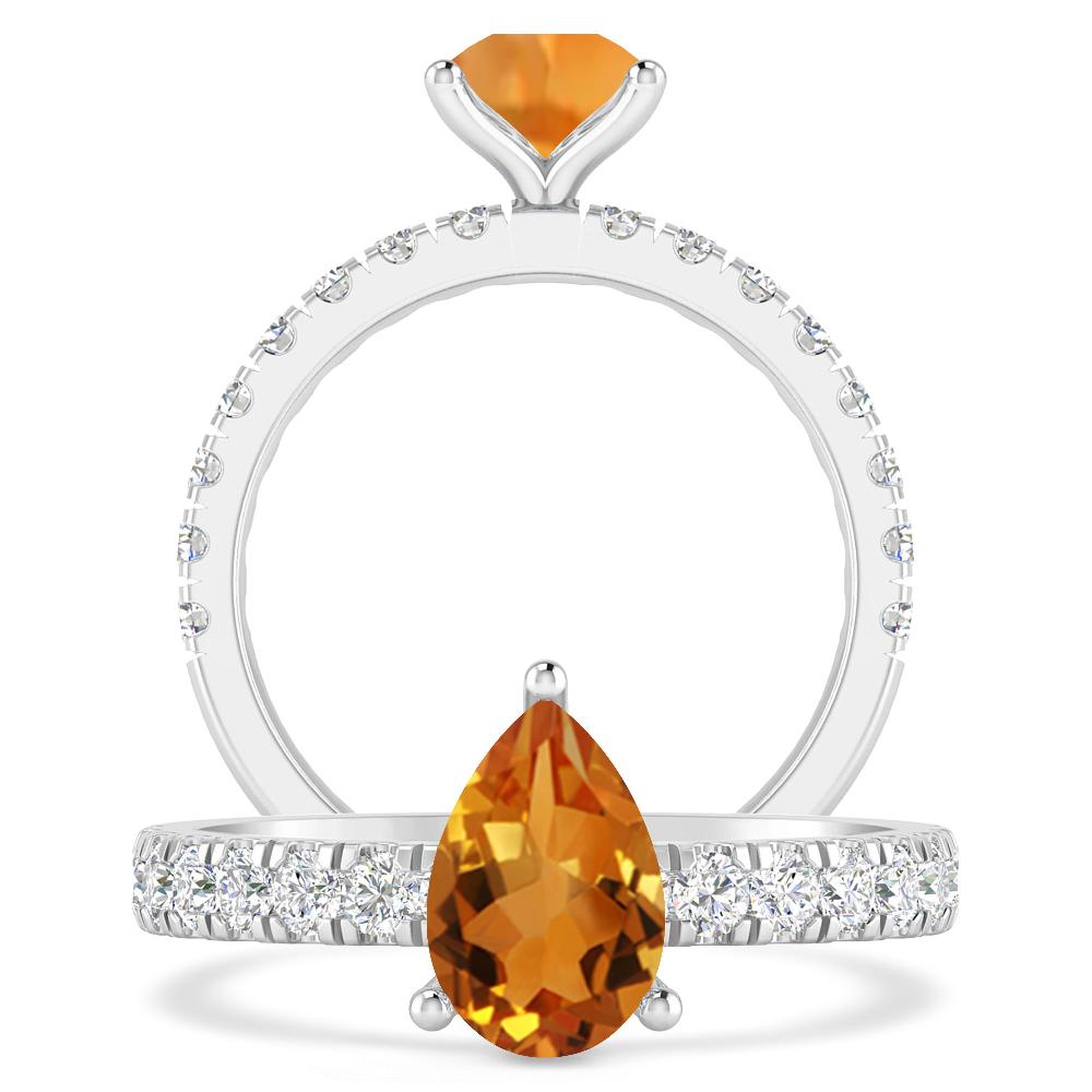 White Gold - Citrine