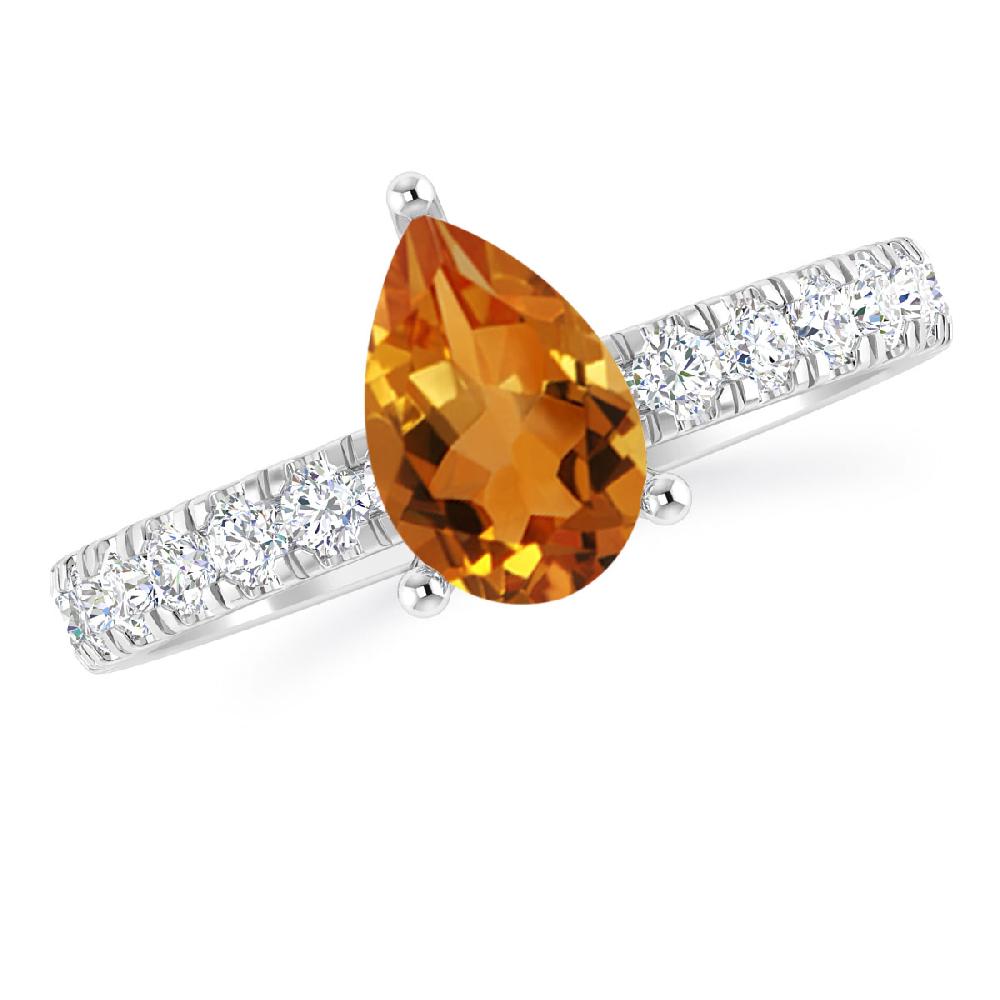 White Gold - Citrine