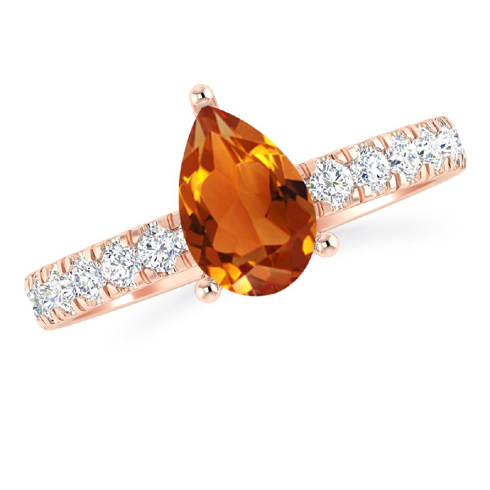 Rose Gold - Citrine