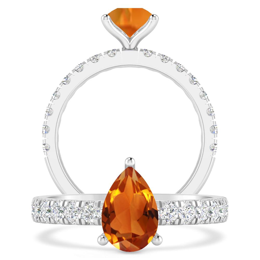 White Gold - Citrine