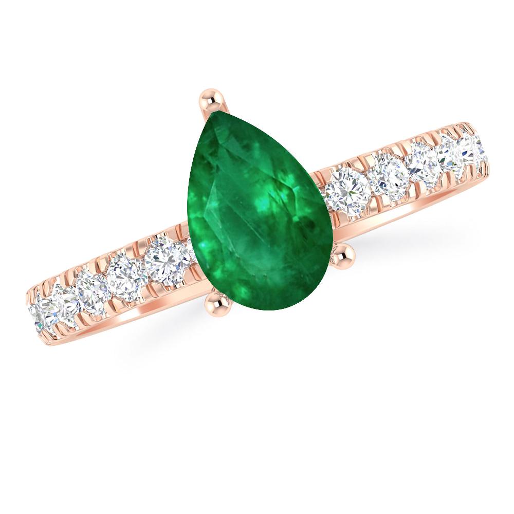 Rose Gold - Emerald