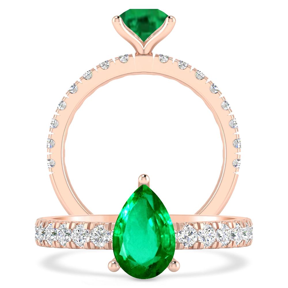 Rose Gold - Emerald