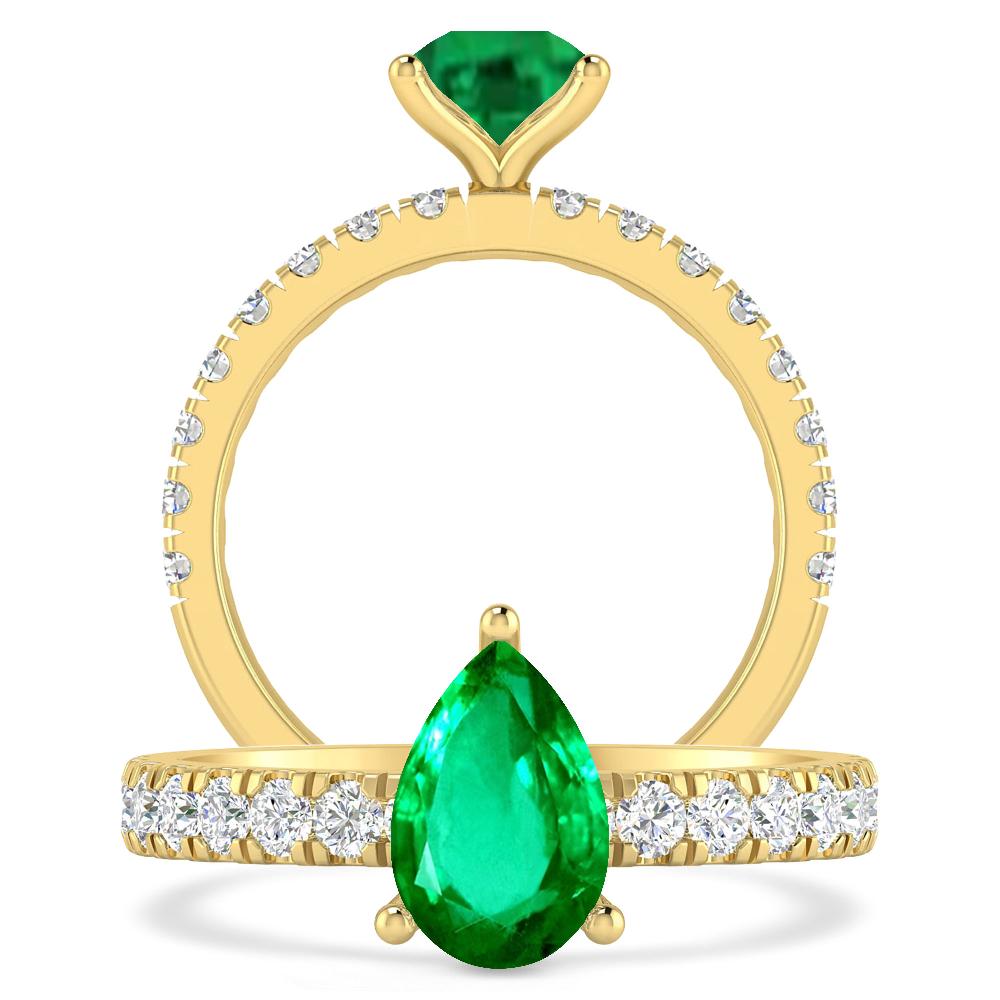 Yellow Gold - Emerald