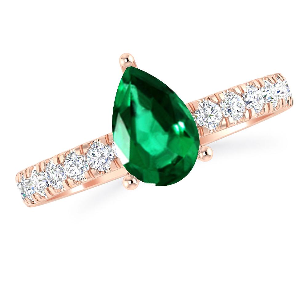 Rose Gold - Emerald