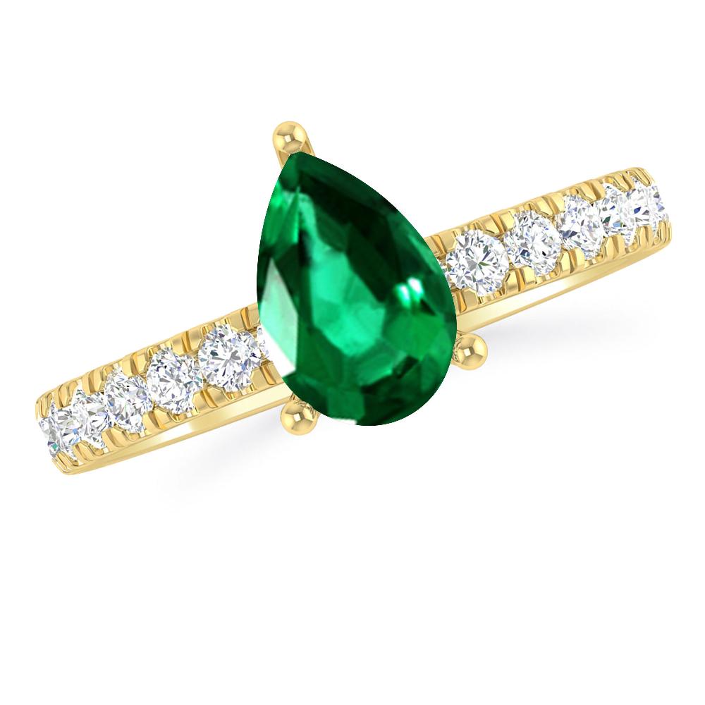 Yellow Gold - Emerald