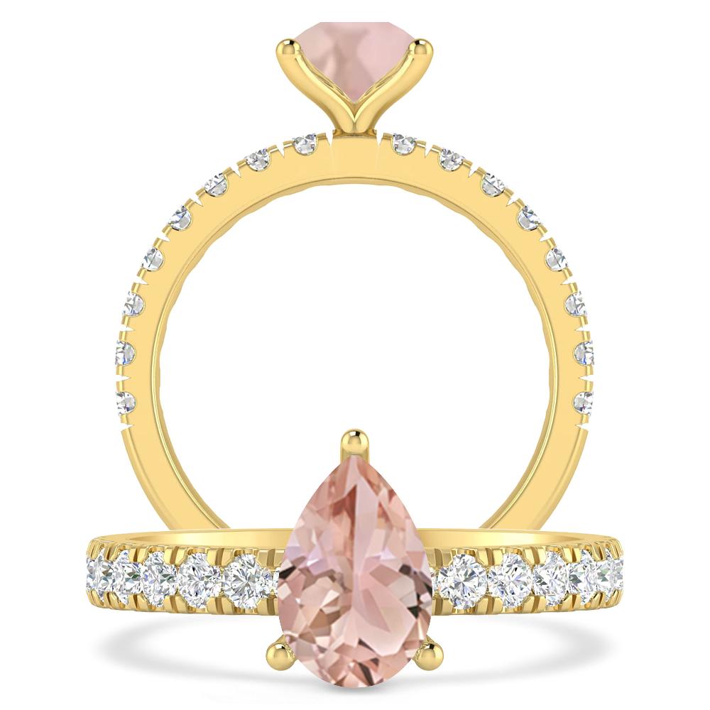 Yellow Gold - Morganite