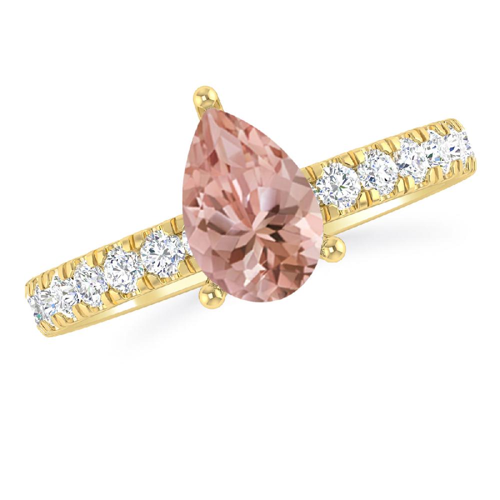 Yellow Gold - Morganite