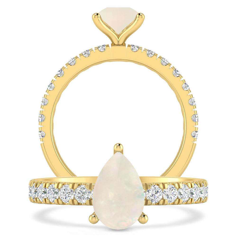 Yellow Gold - Opal