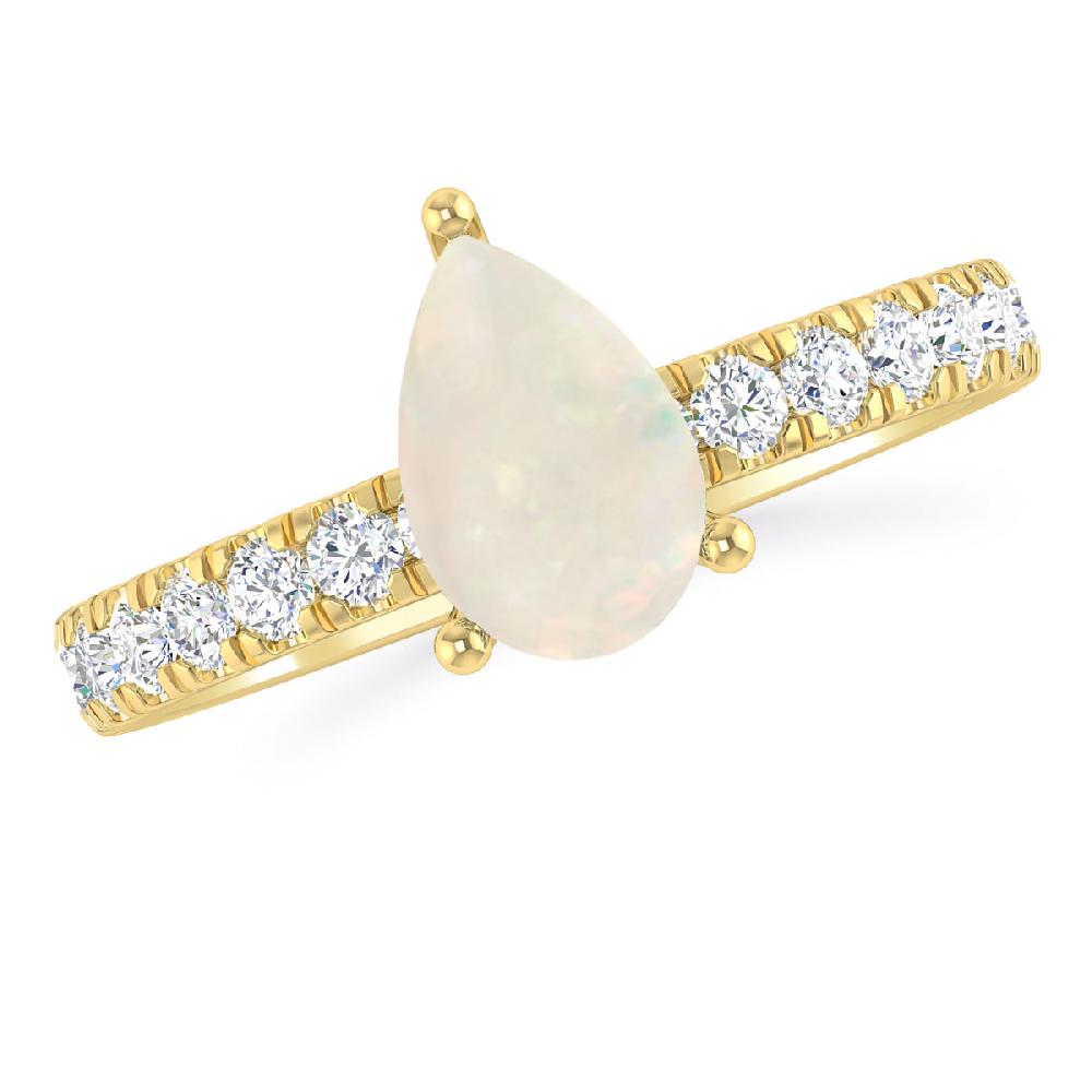 Yellow Gold - Opal