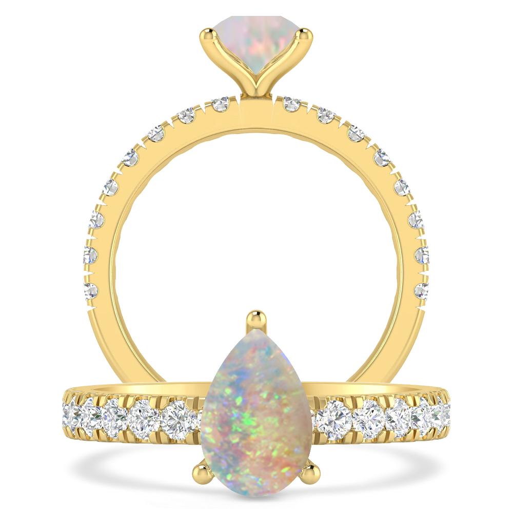 Yellow Gold - Opal