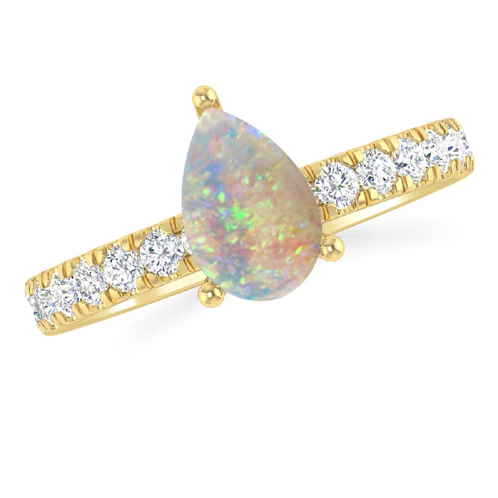 Yellow Gold - Opal