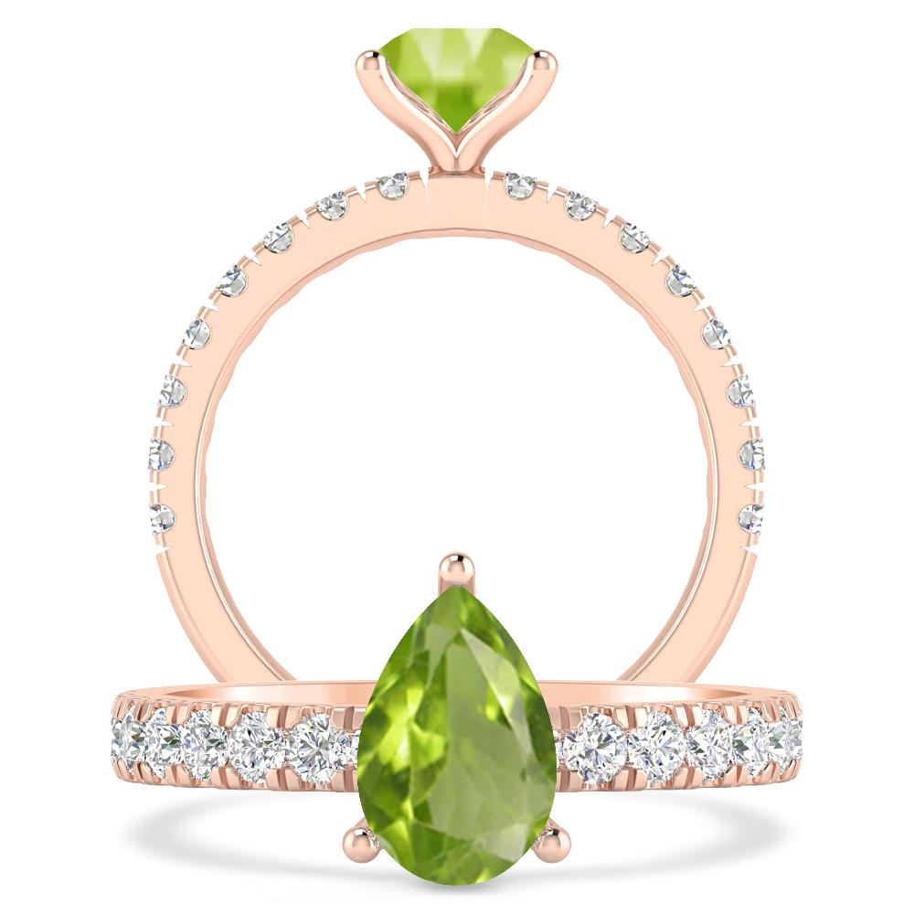 Rose Gold - Peridot