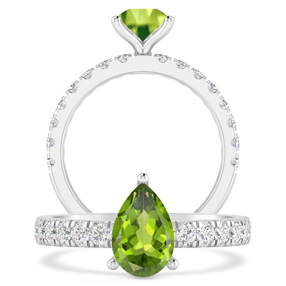 White Gold - Peridot