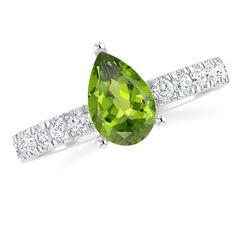 White Gold - Peridot