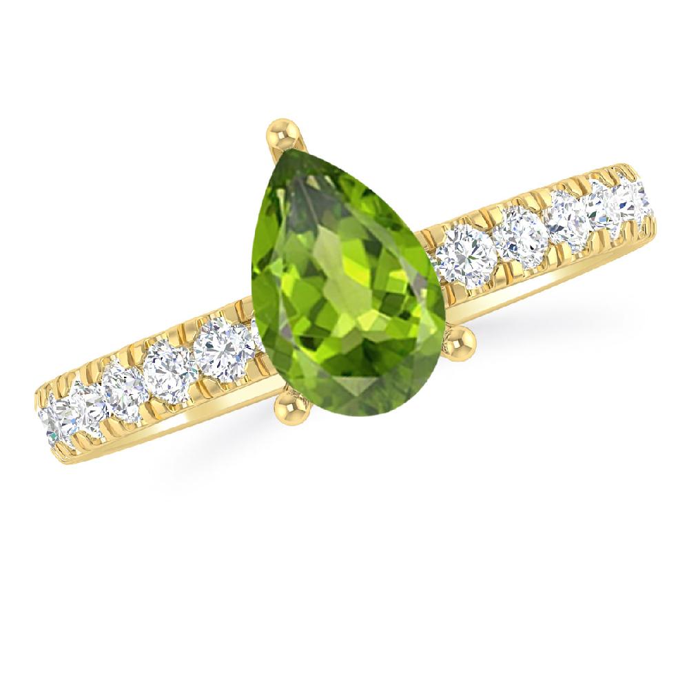 Yellow Gold - Peridot