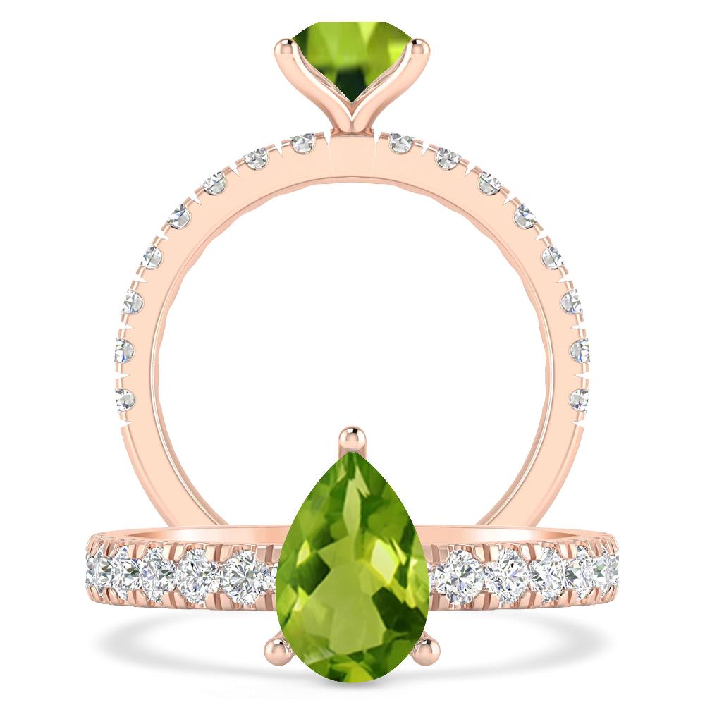 Rose Gold - Peridot