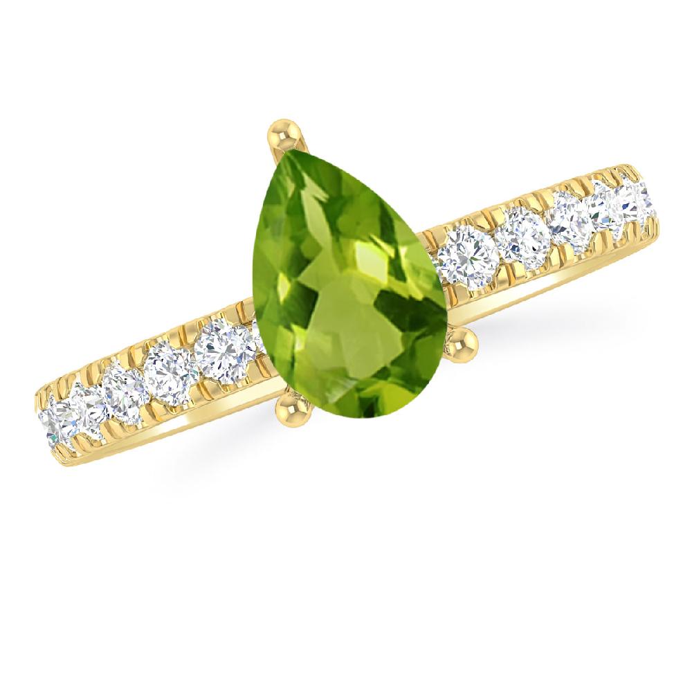 Yellow Gold - Peridot