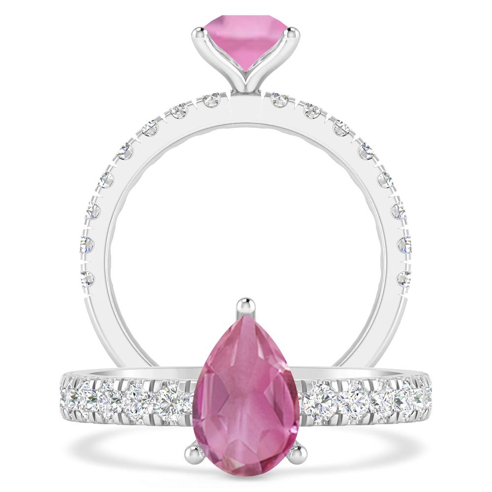 White Gold - Pink Tourmaline