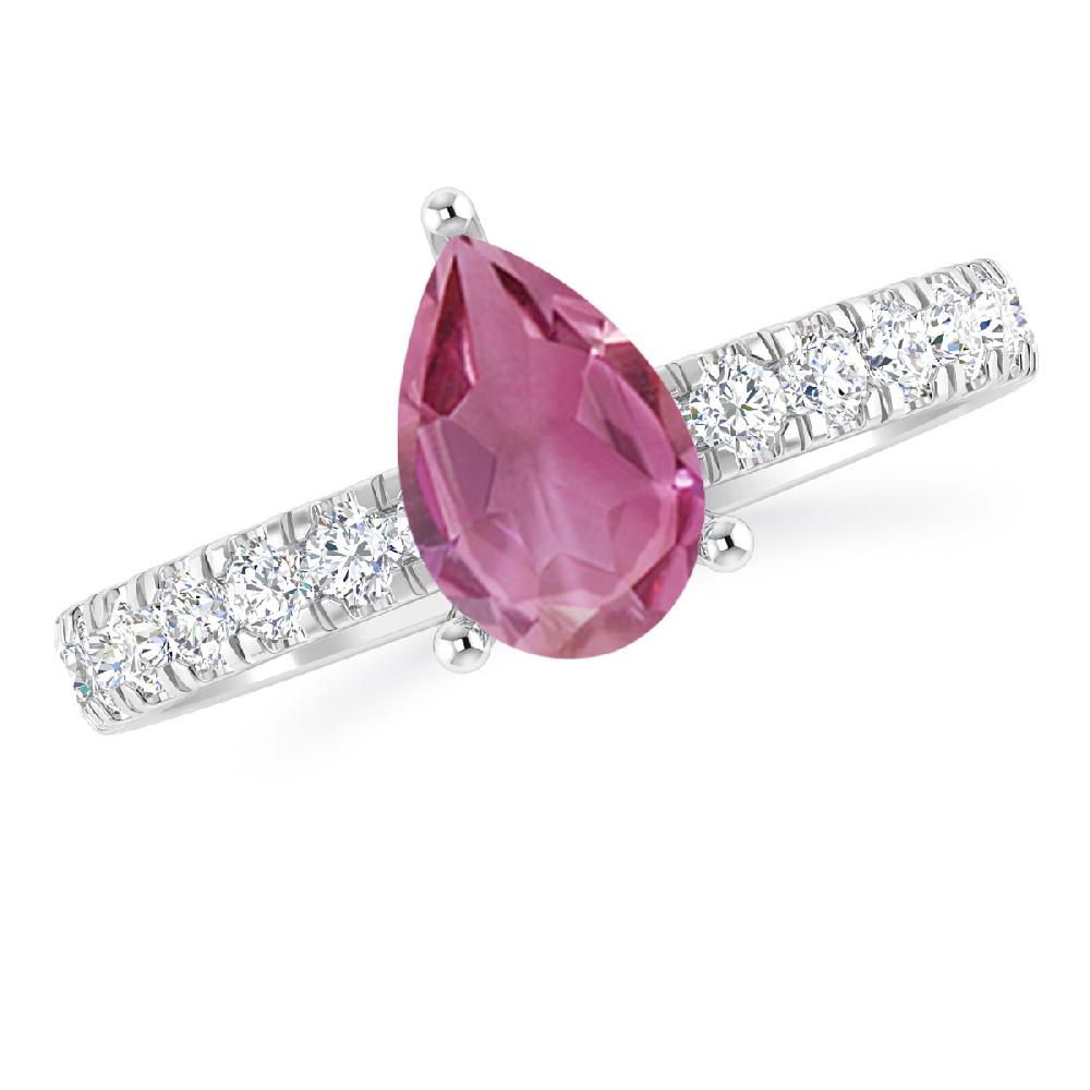 White Gold - Pink Tourmaline