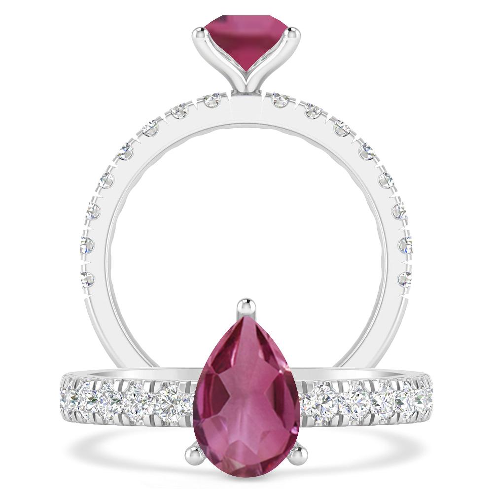 White Gold - Pink Tourmaline