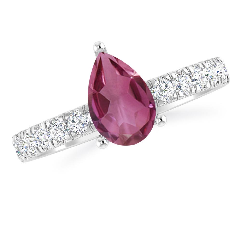 White Gold - Pink Tourmaline