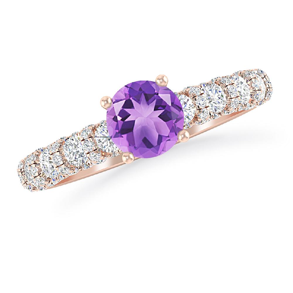 Rose Gold - Amethyst