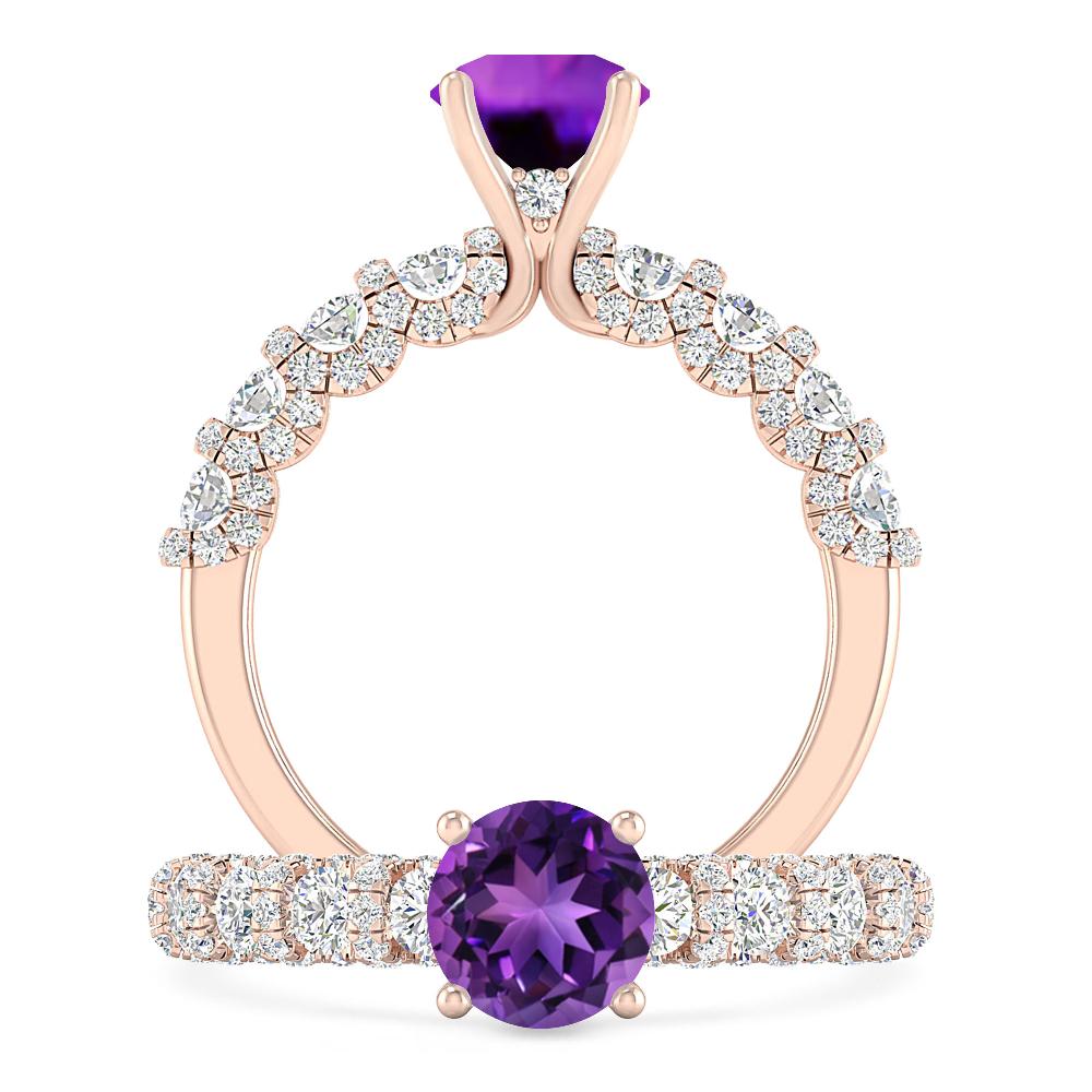 Rose Gold - Amethyst