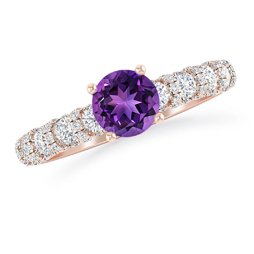 Rose Gold - Amethyst