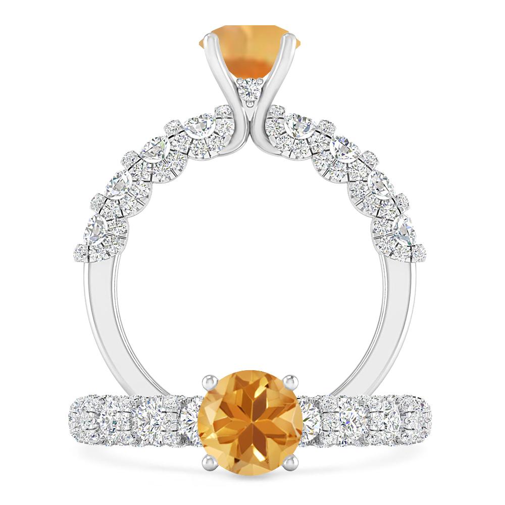 White Gold - Citrine