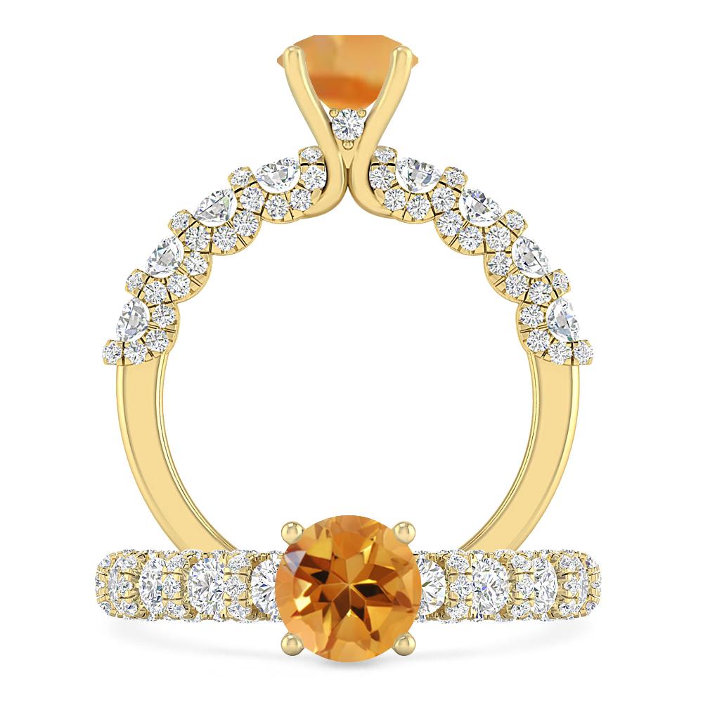 Yellow Gold - Citrine