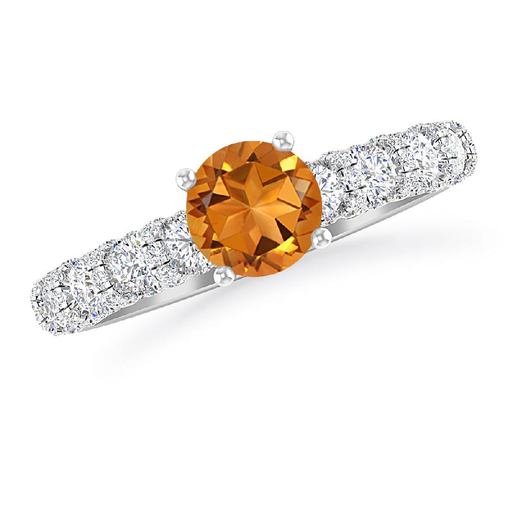 White Gold - Citrine