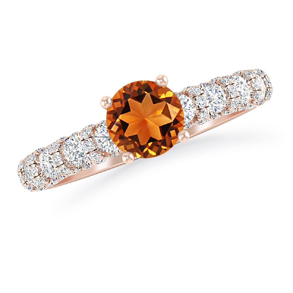 Rose Gold - Citrine