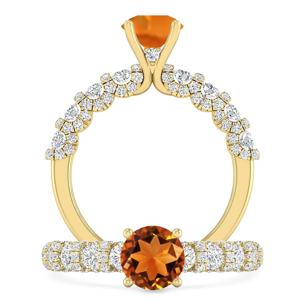 Yellow Gold - Citrine