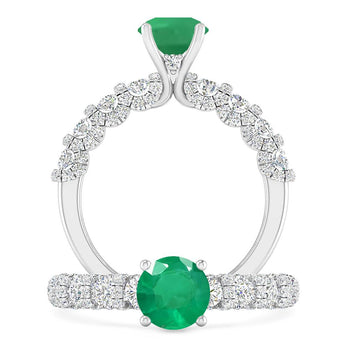 White Gold - Emerald