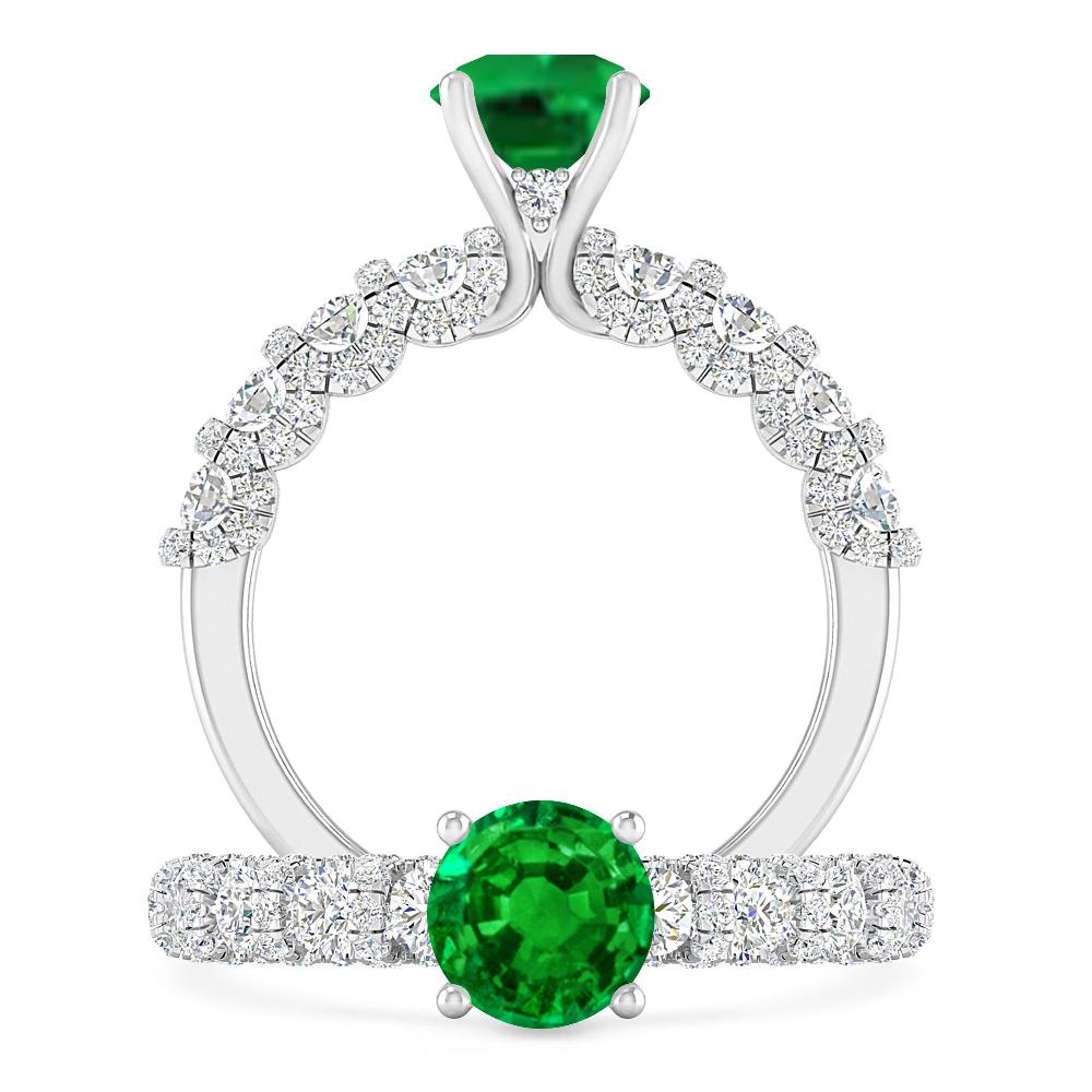 White Gold - Emerald