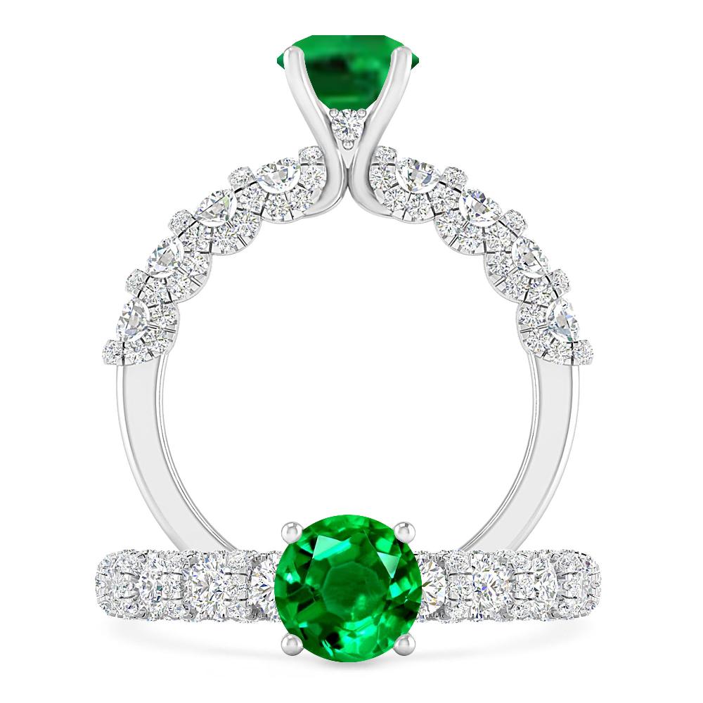 White Gold - Emerald