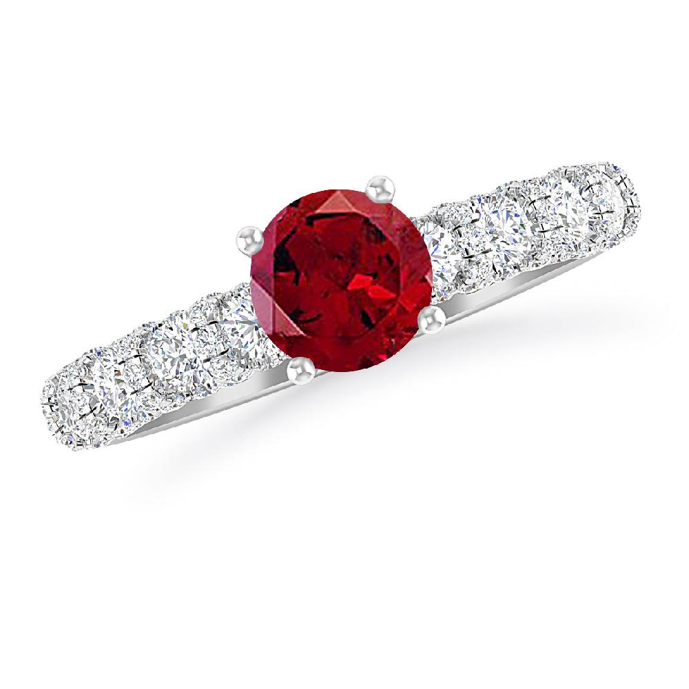 White Gold - Garnet