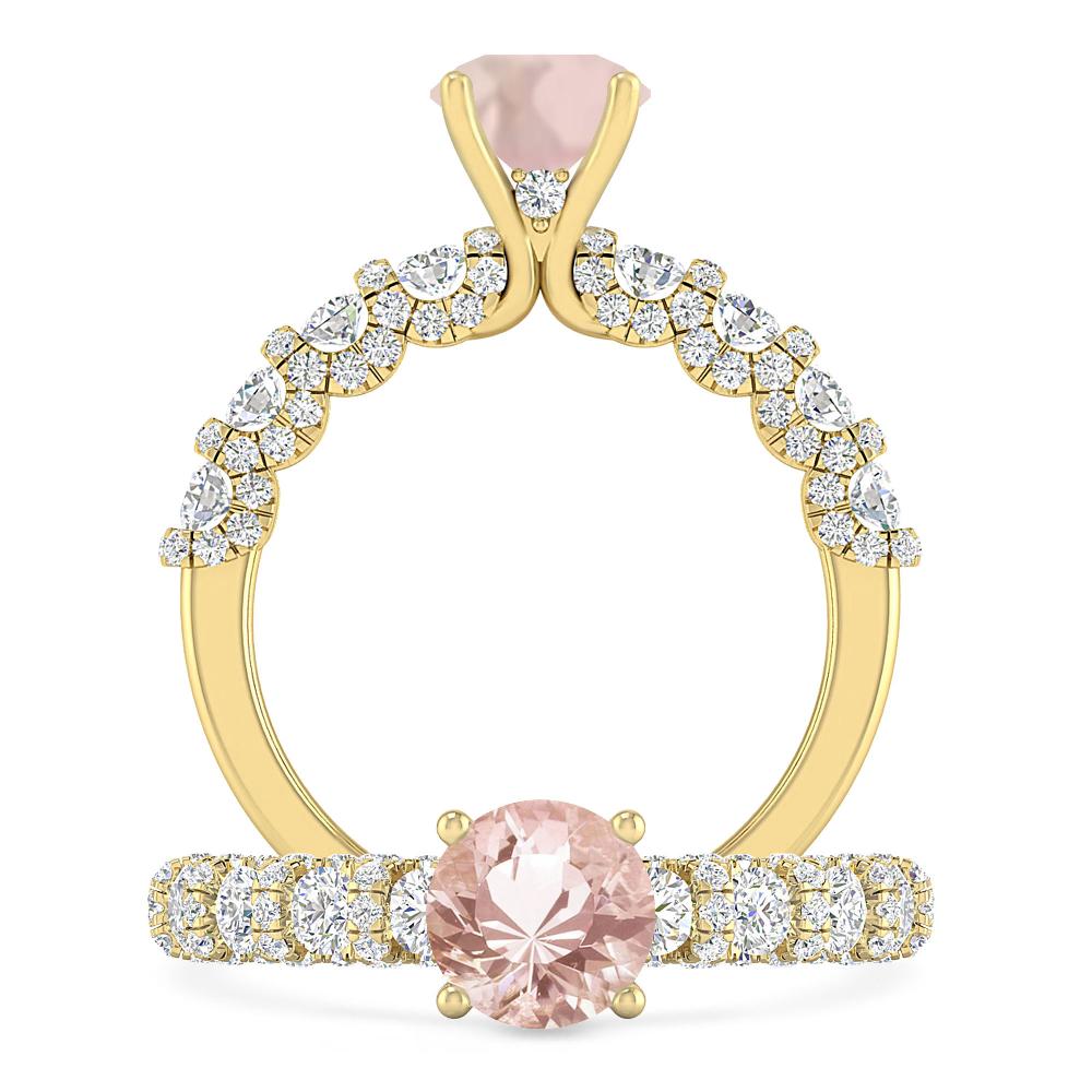 Yellow Gold - Morganite