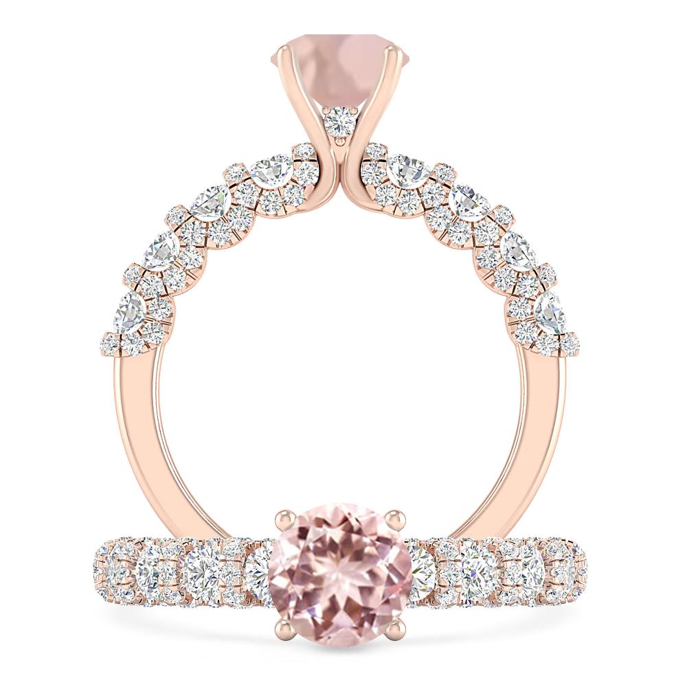 Rose Gold - Morganite