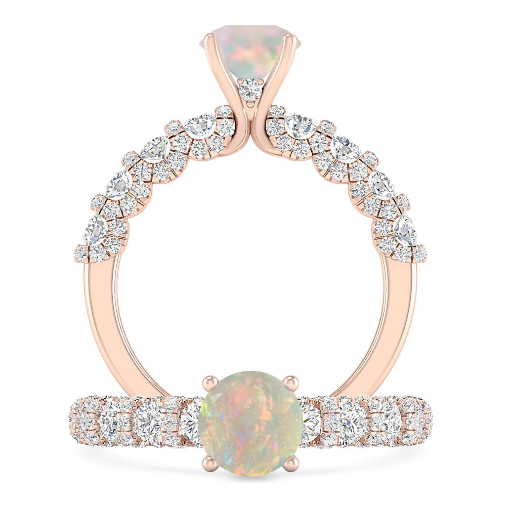 Rose Gold - Opal