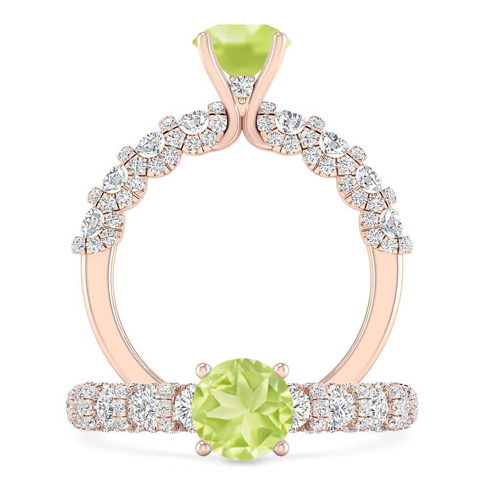 Rose Gold - Peridot