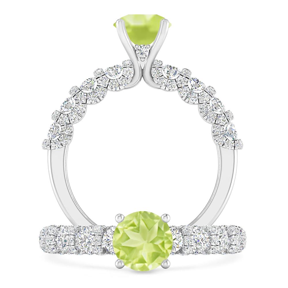 White Gold - Peridot