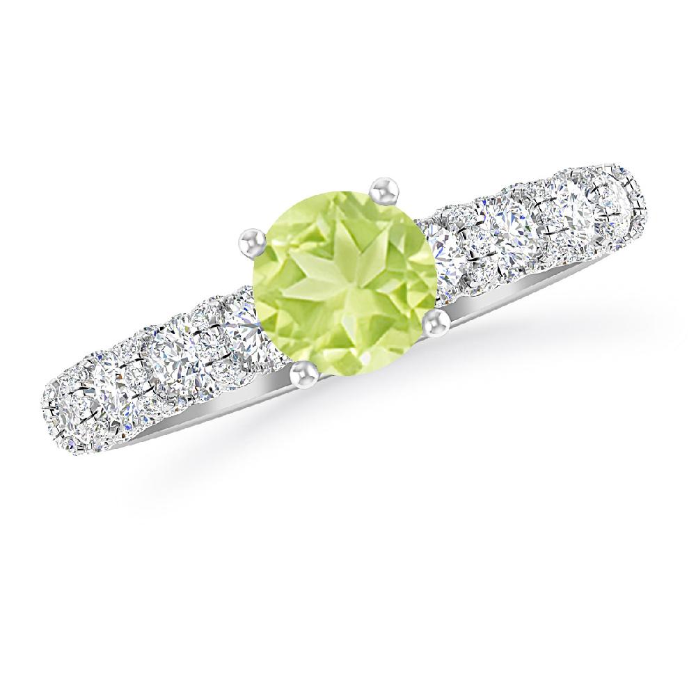 White Gold - Peridot