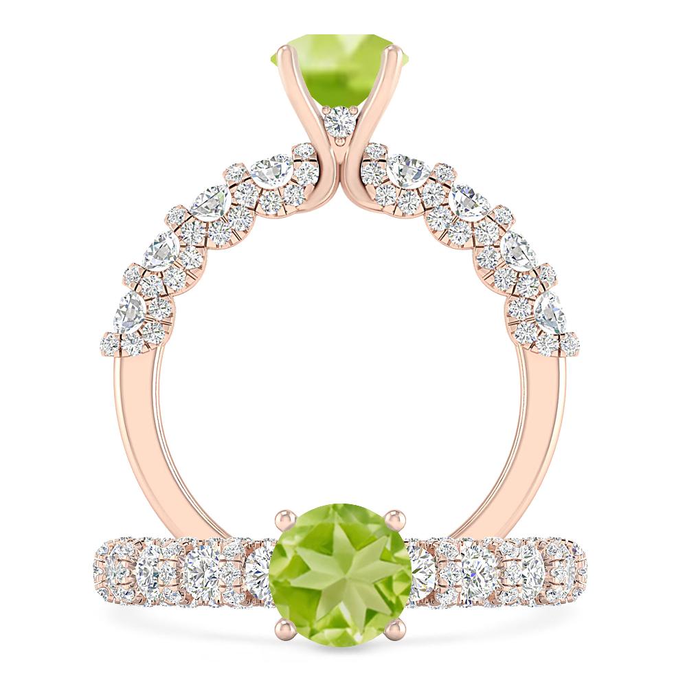 Rose Gold - Peridot