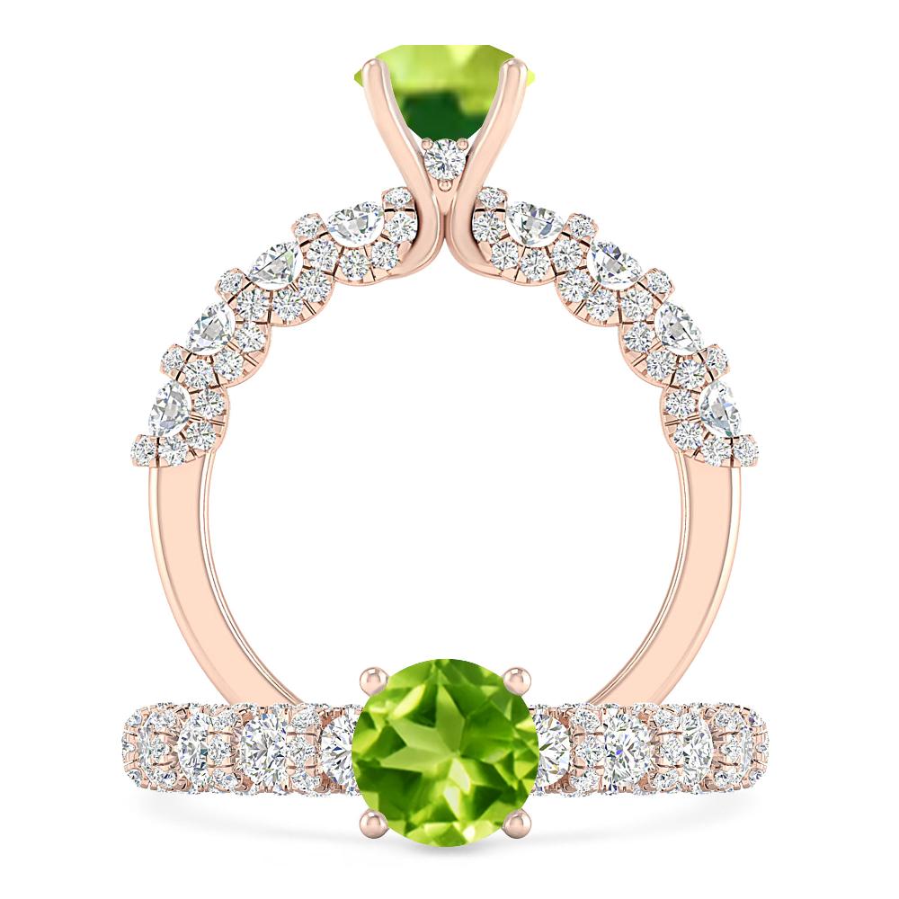 Rose Gold - Peridot